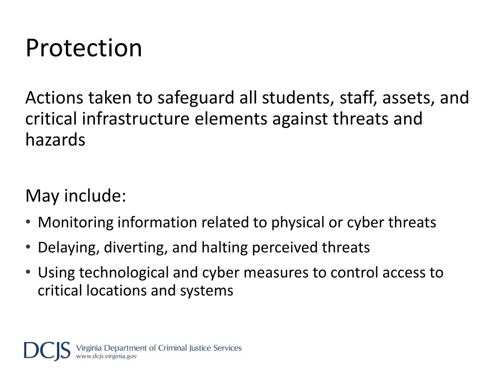 protection