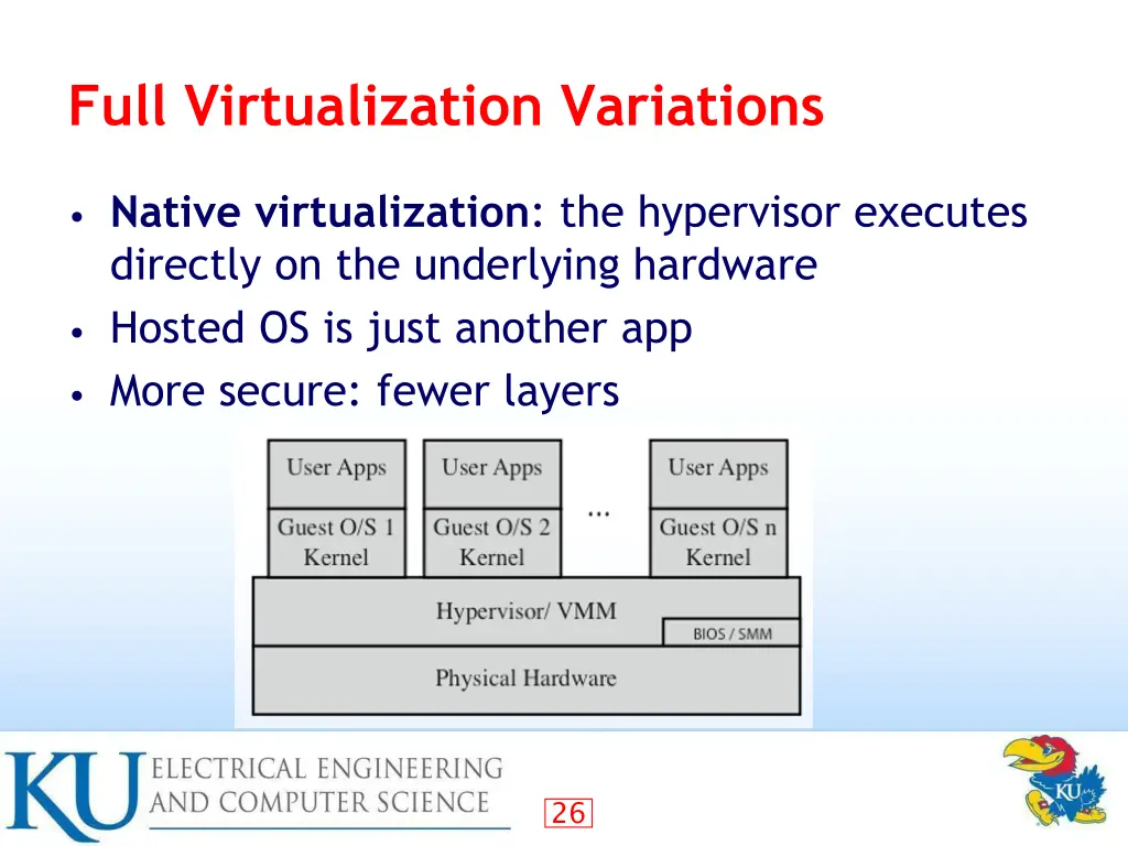 full virtualization variations