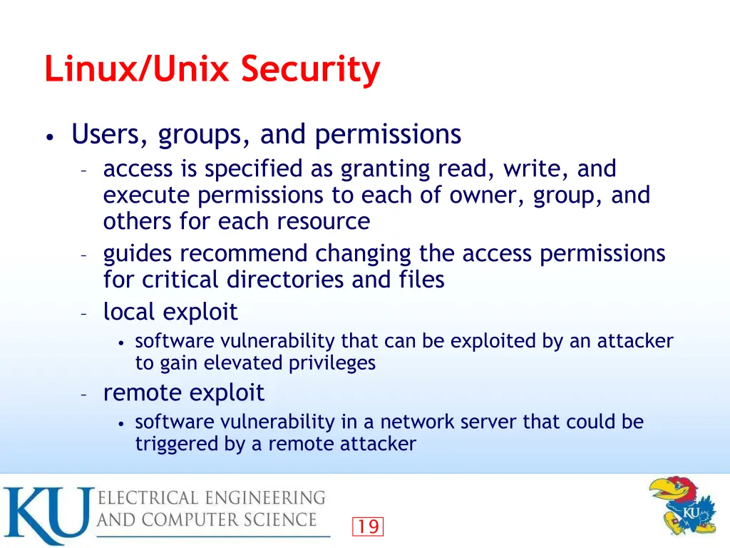 linux unix security