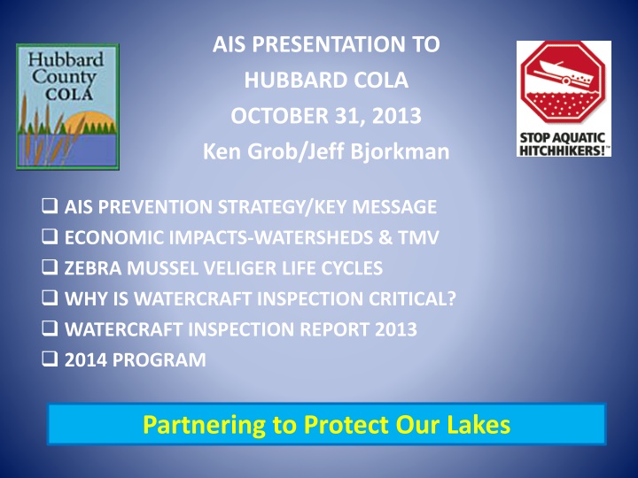 ais presentation to hubbard cola october 31 2013
