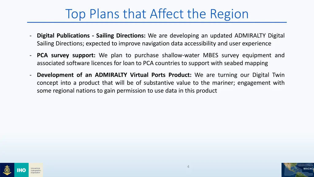 top plans that affect the region