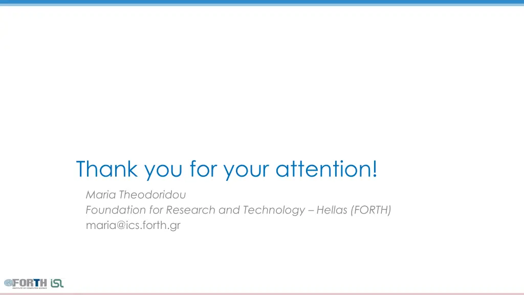 thank you for your attention