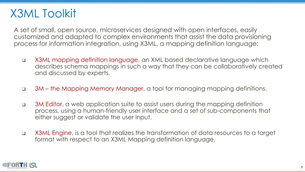 x3ml toolkit