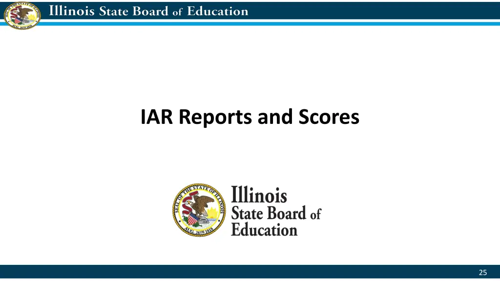 iar reports and scores