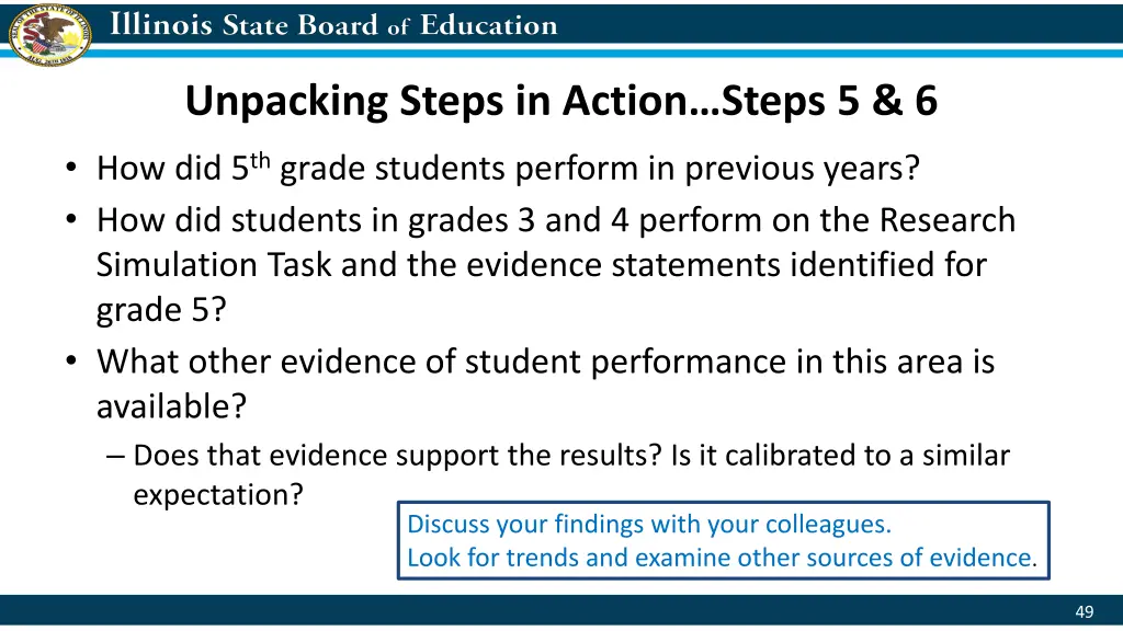 unpacking steps in action steps 5 6
