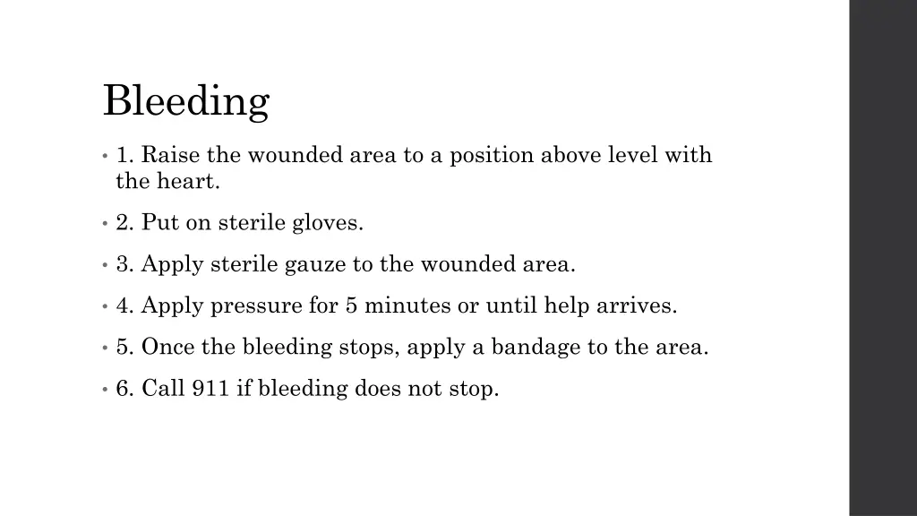 bleeding
