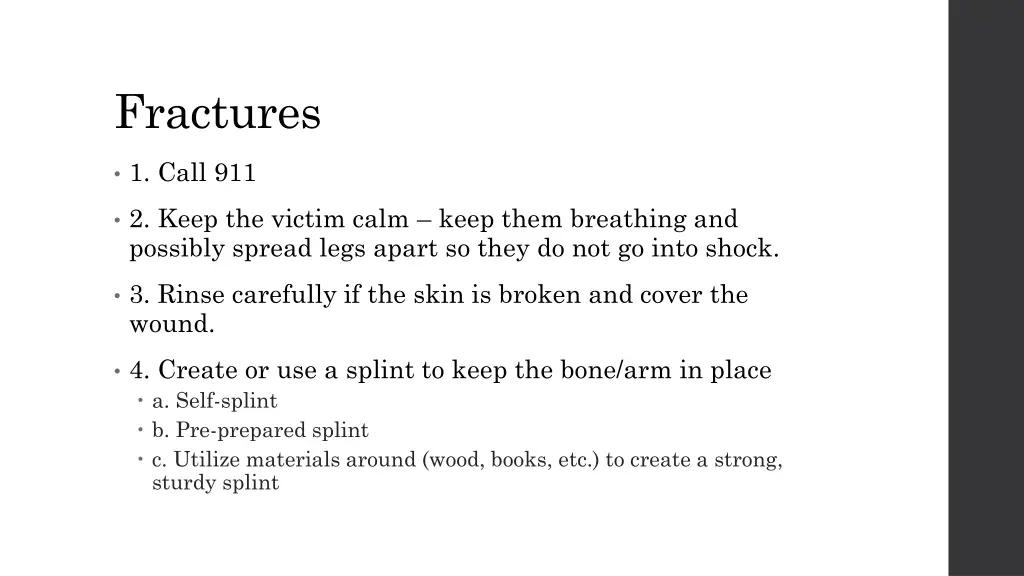 fractures