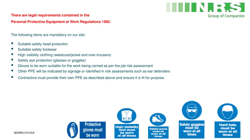 there are legal requirements contained in the