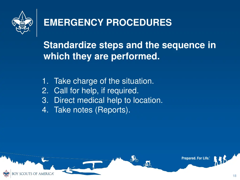 emergency procedures