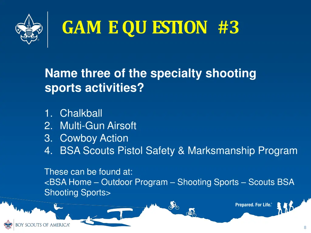 gam e qu estion 3
