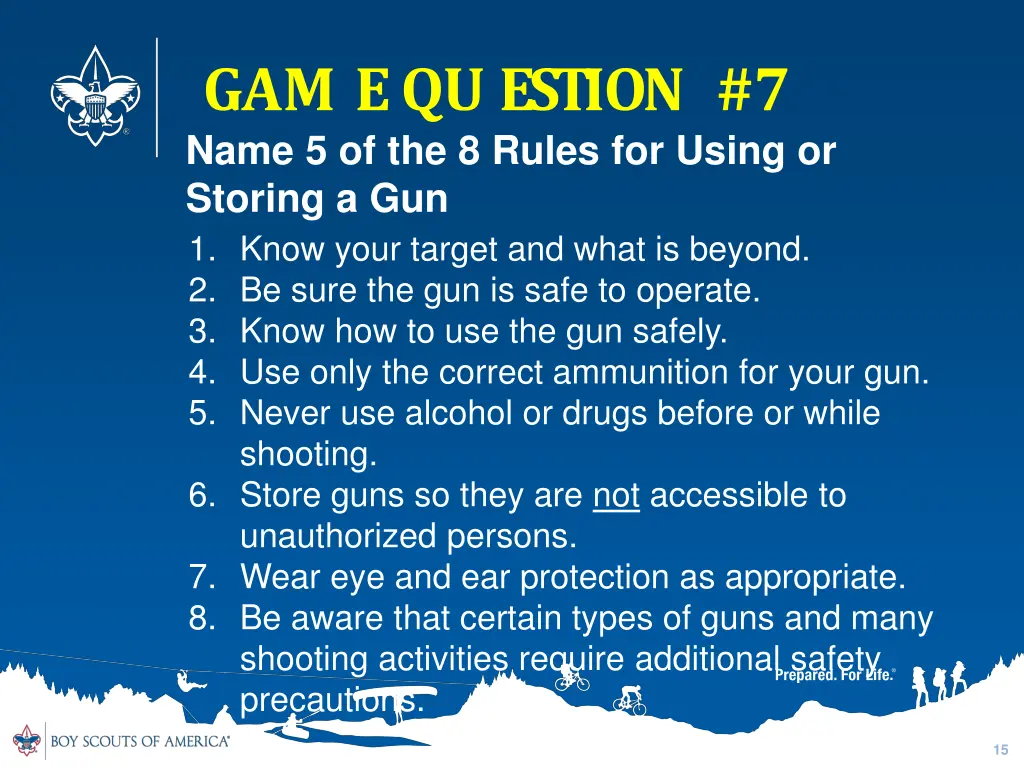gam e qu estion 7