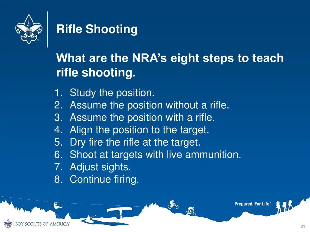 rifle shooting
