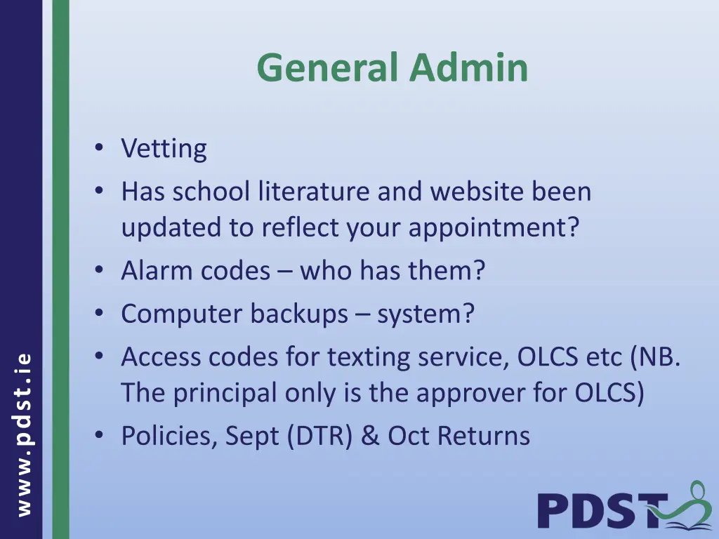 general admin