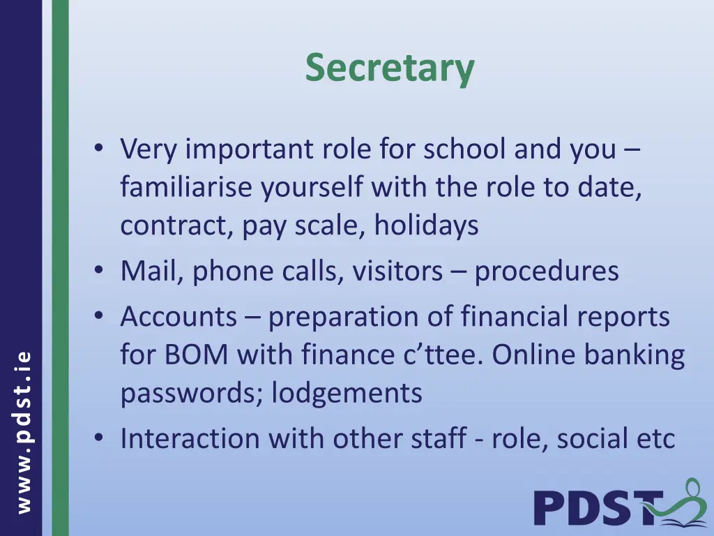 secretary