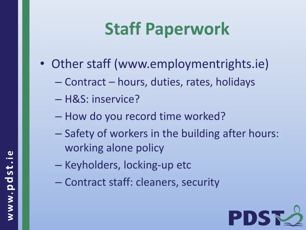 staff paperwork 1