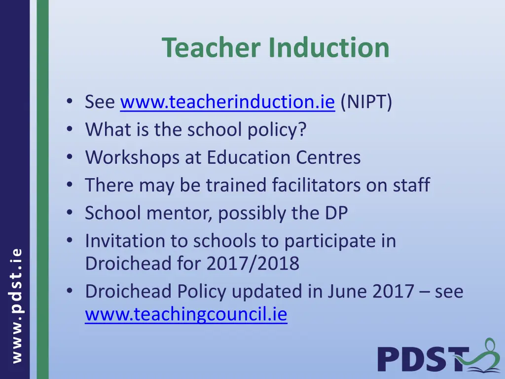 teacher induction