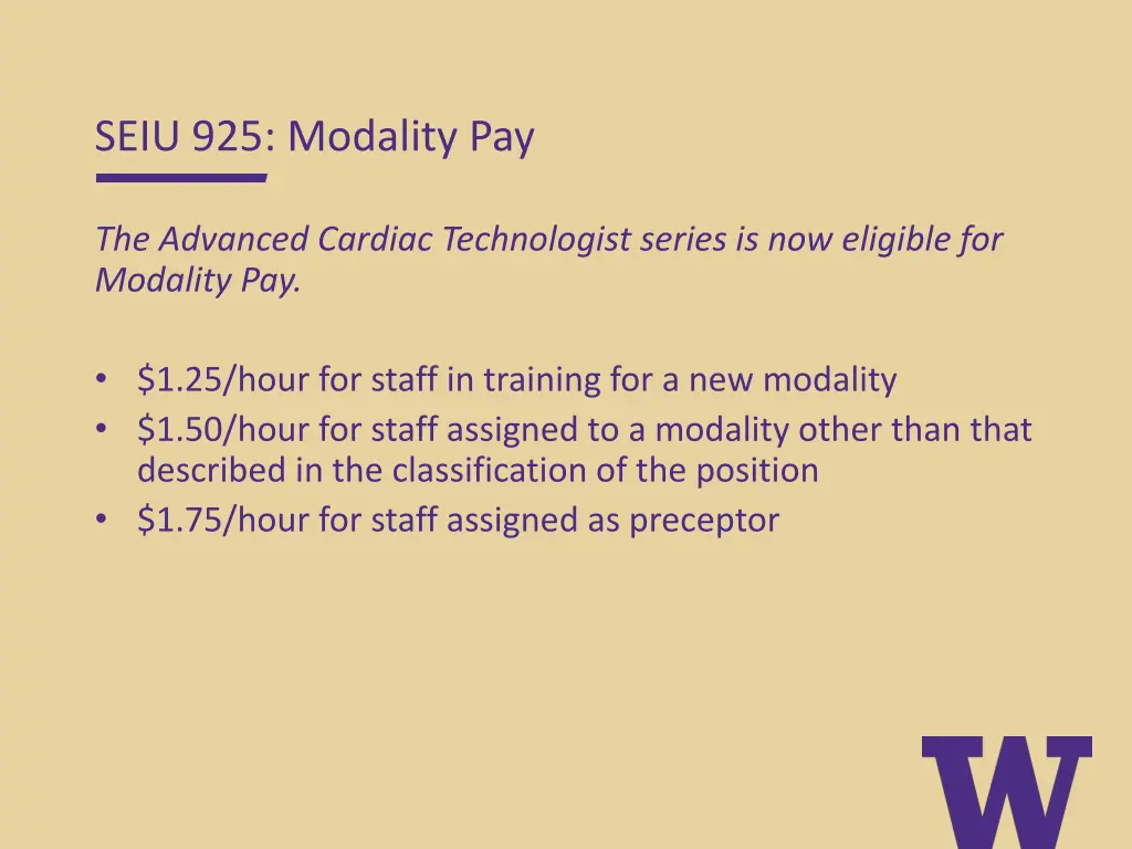 seiu 925 modality pay