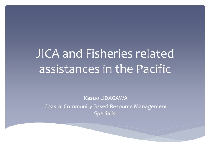 jica and fisheries related assistances