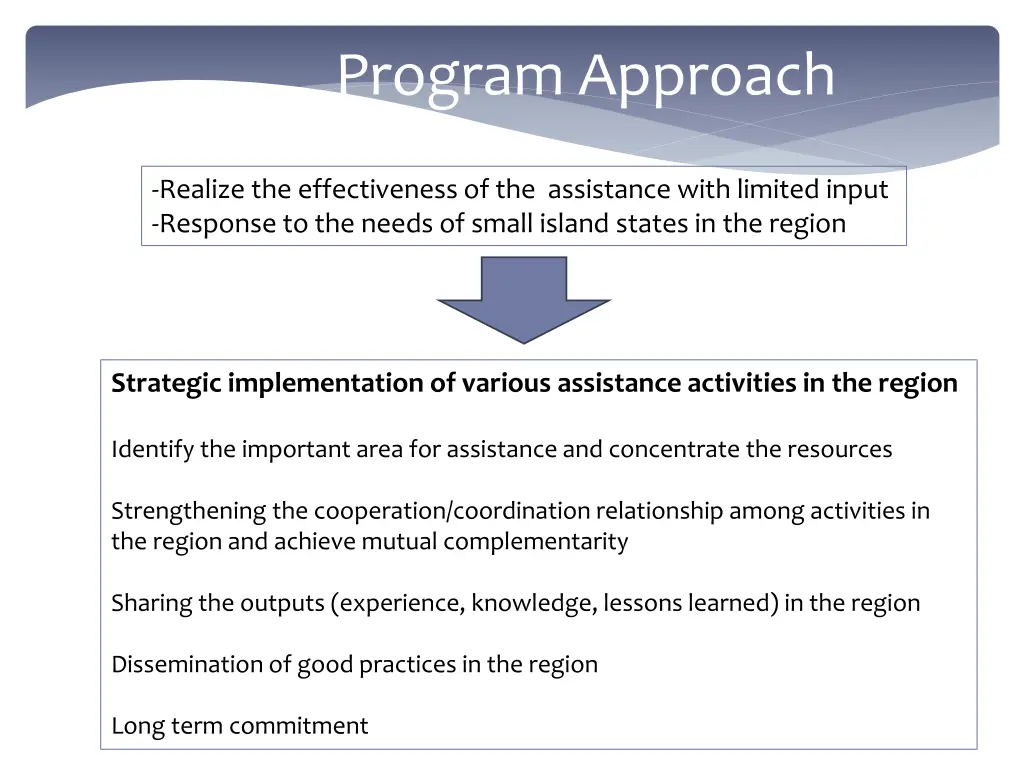 program approach