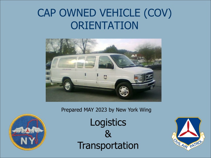 cap owned vehicle cov orientation