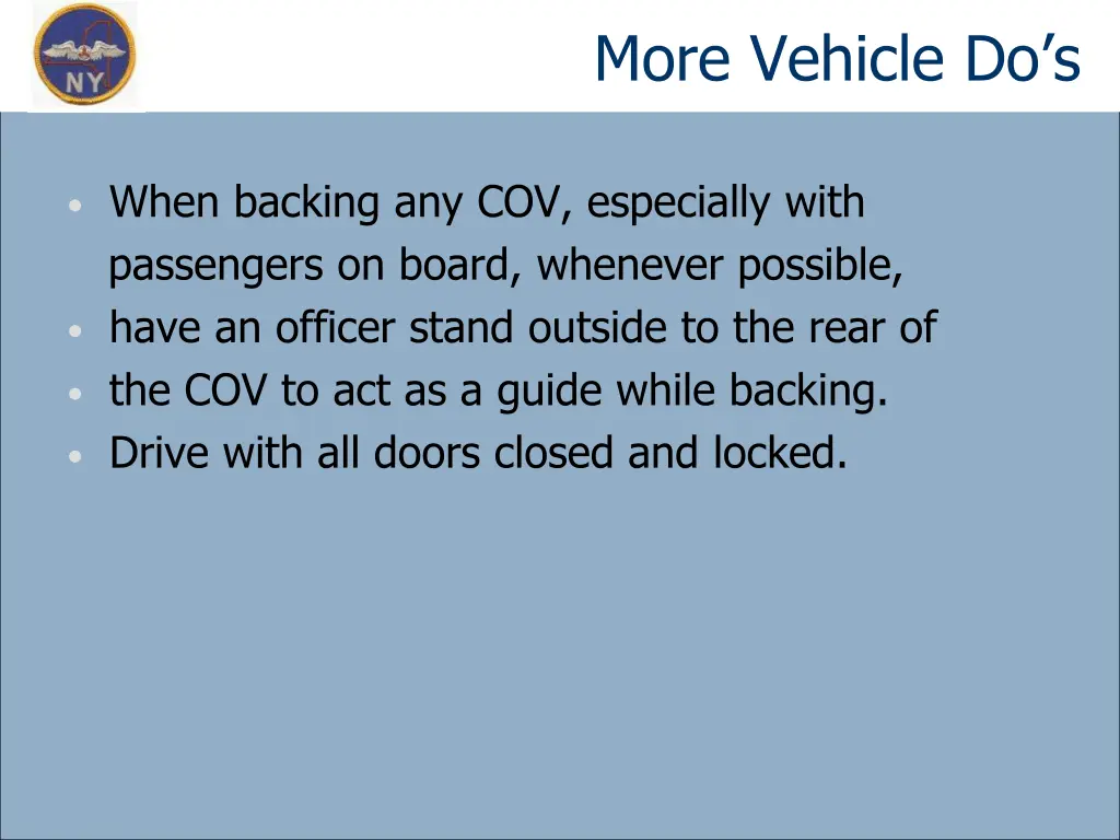more vehicle do s