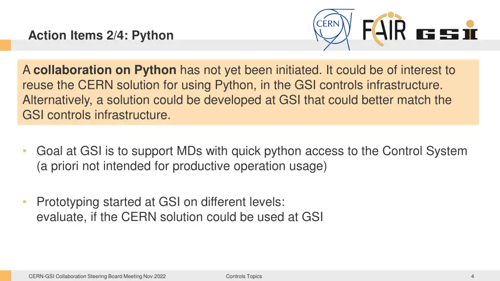 action items 2 4 python