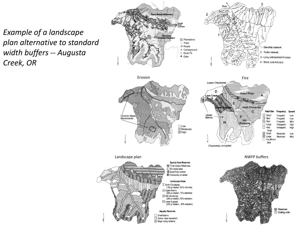 example of a landscape plan alternative