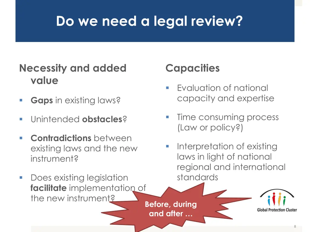 do we need a legal review
