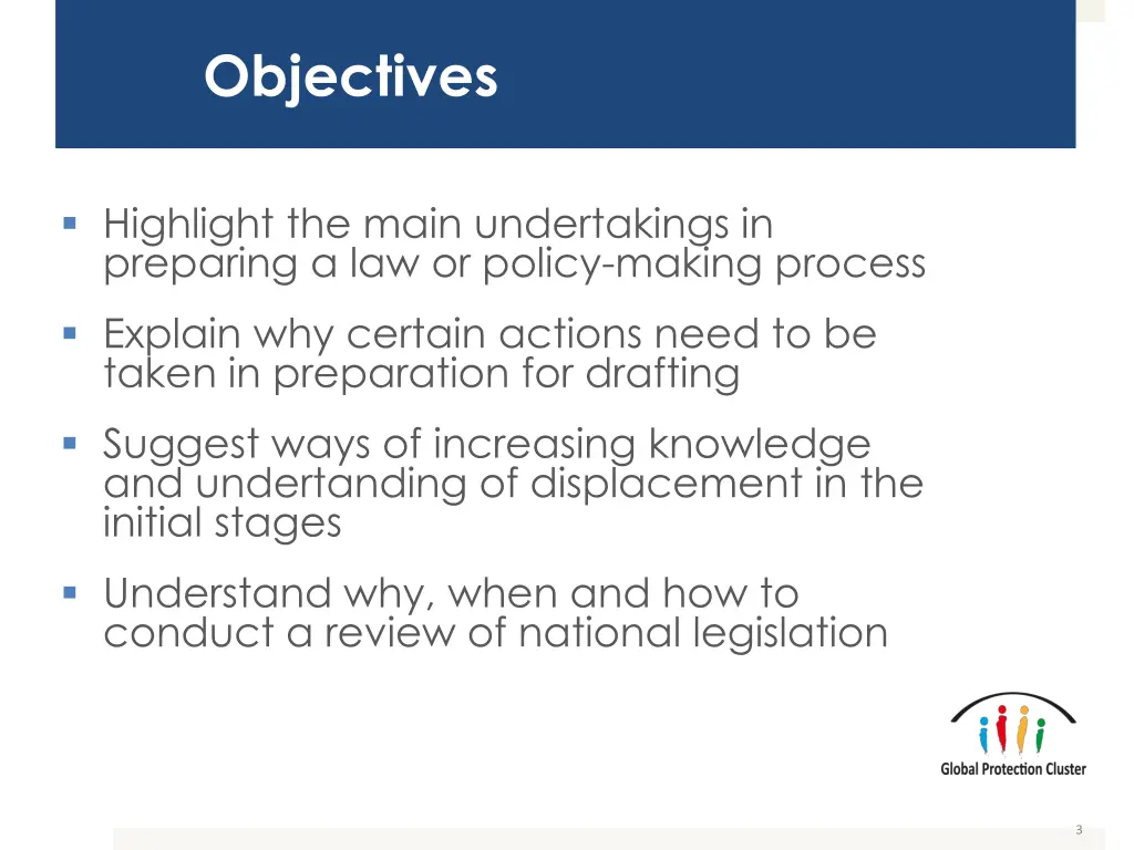 objectives