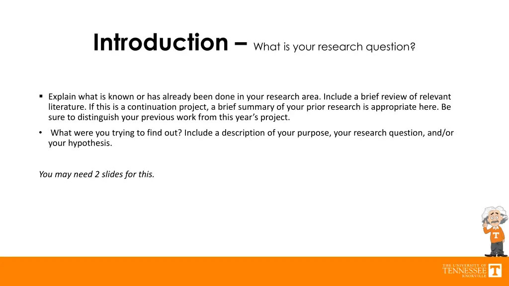 introduction what is your research question