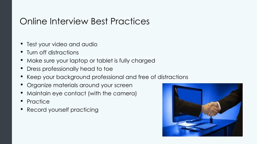 online interview best practices