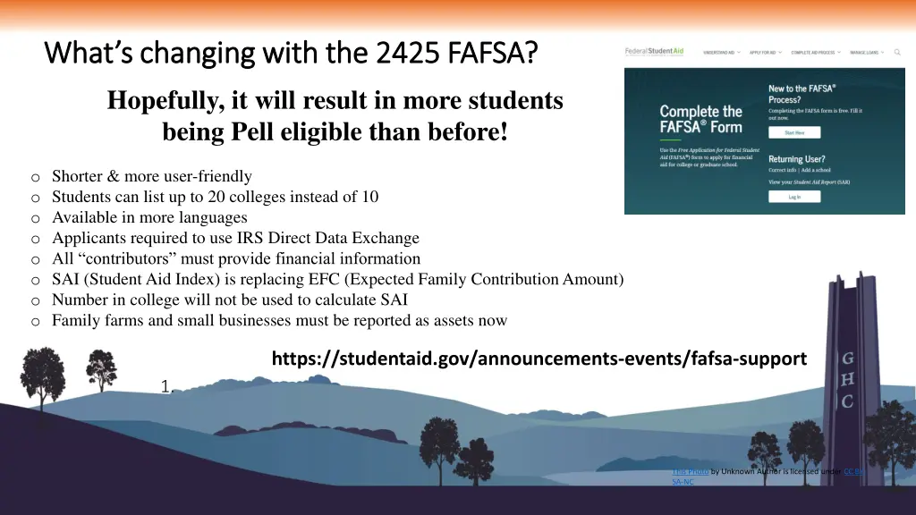 what s changing with the 2425 fafsa what