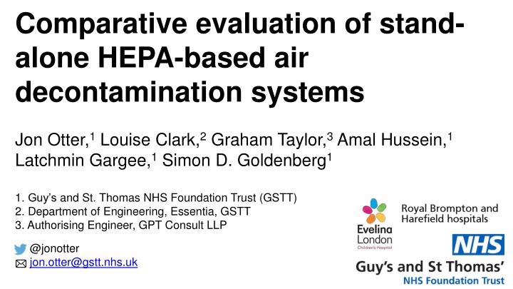 comparative evaluation of stand alone hepa based
