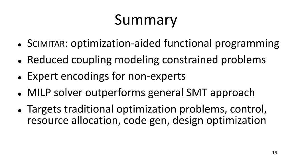 summary