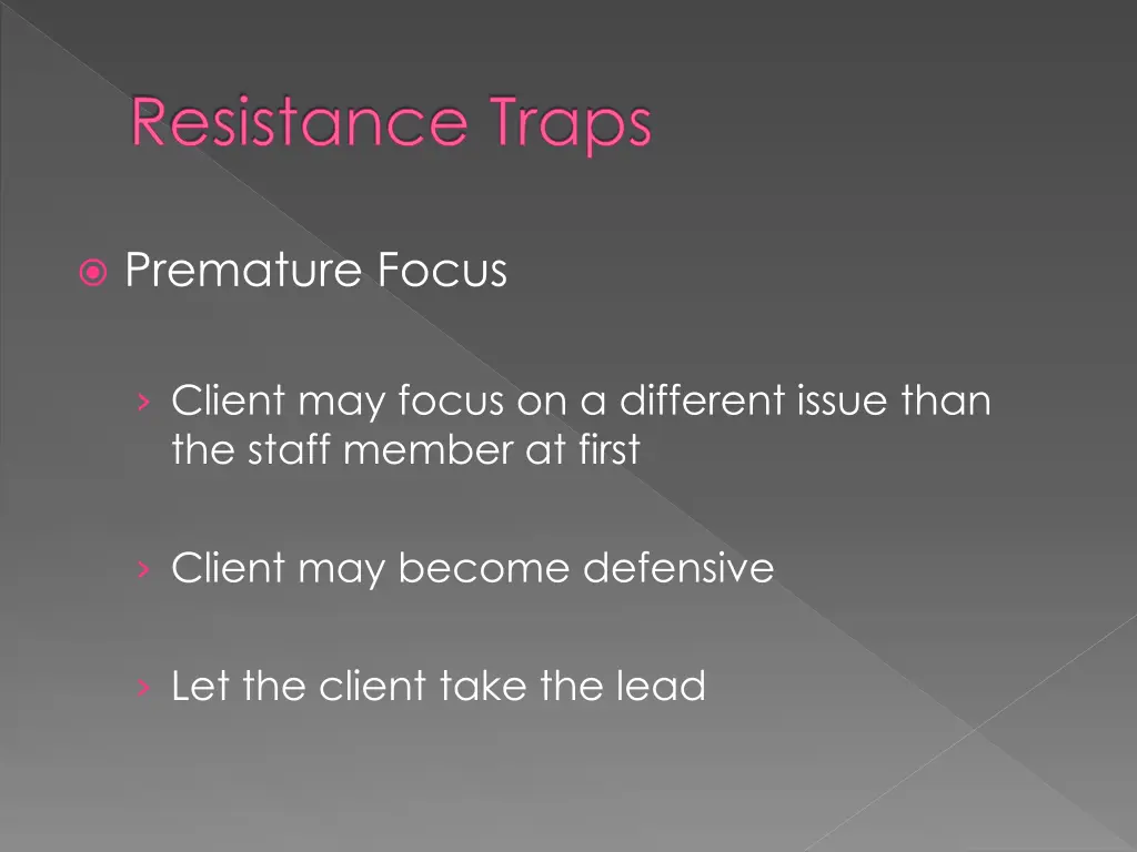 resistance traps 1