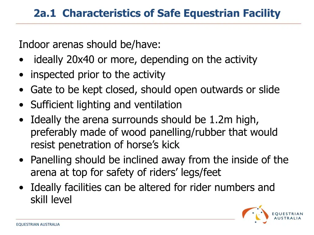 2a 1 characteristics of safe equestrian facility 3