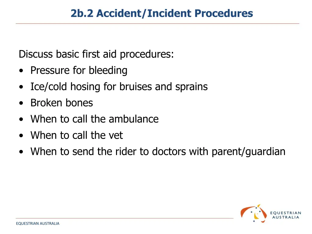 2b 2 accident incident procedures 1