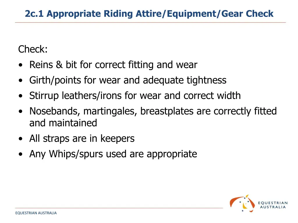 2c 1 appropriate riding attire equipment gear 4