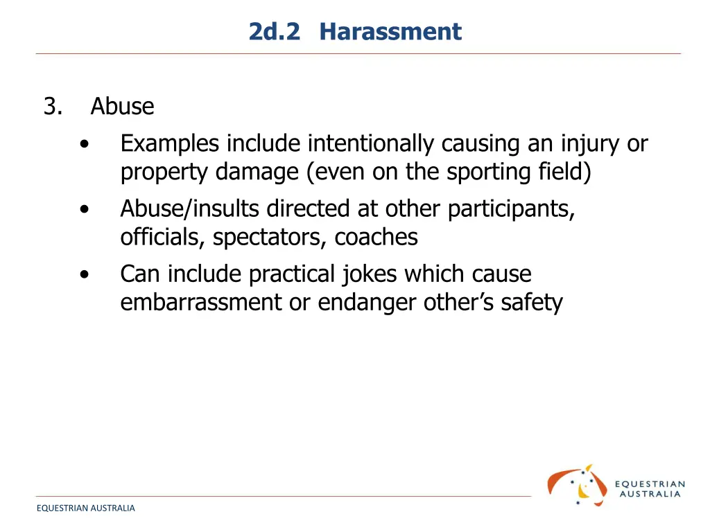 2d 2 harassment 7