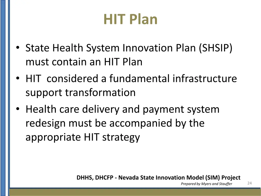 hit plan
