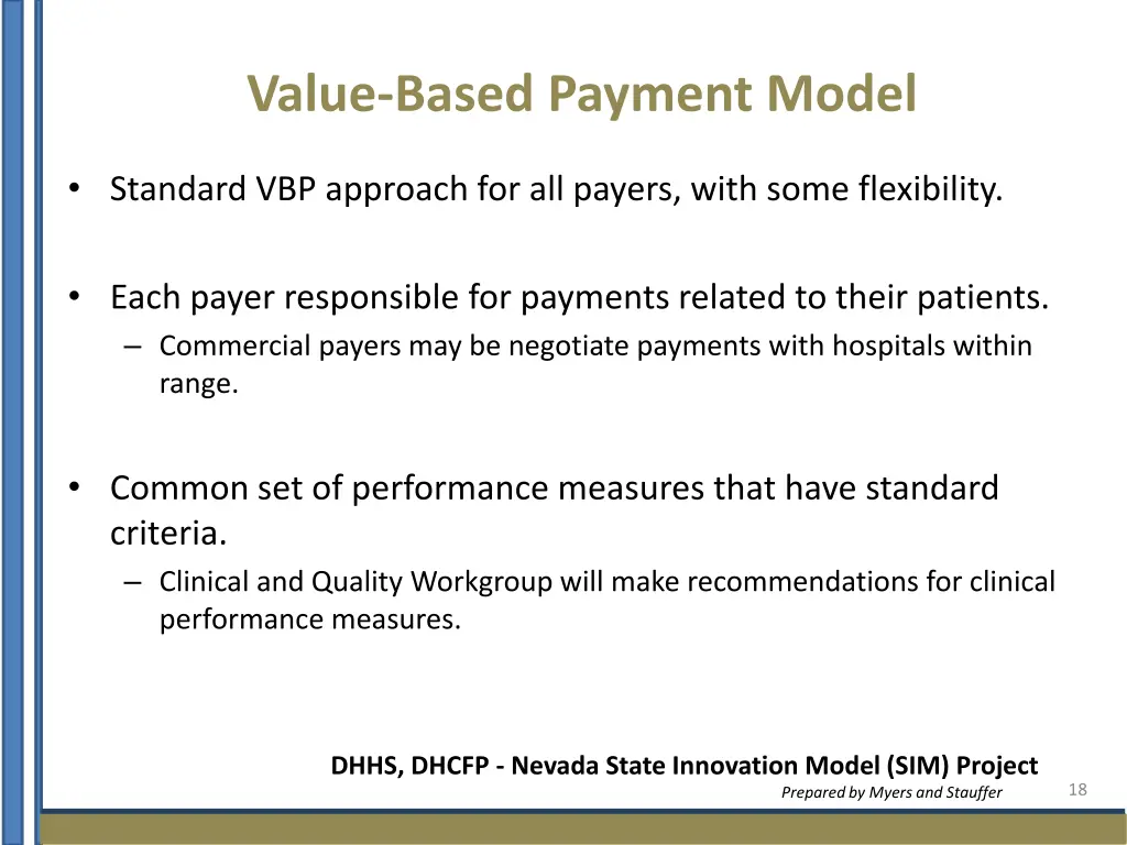 value based payment model 1
