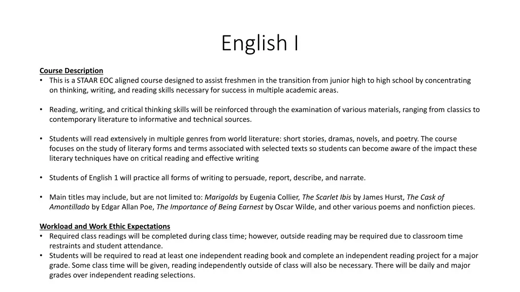 english i