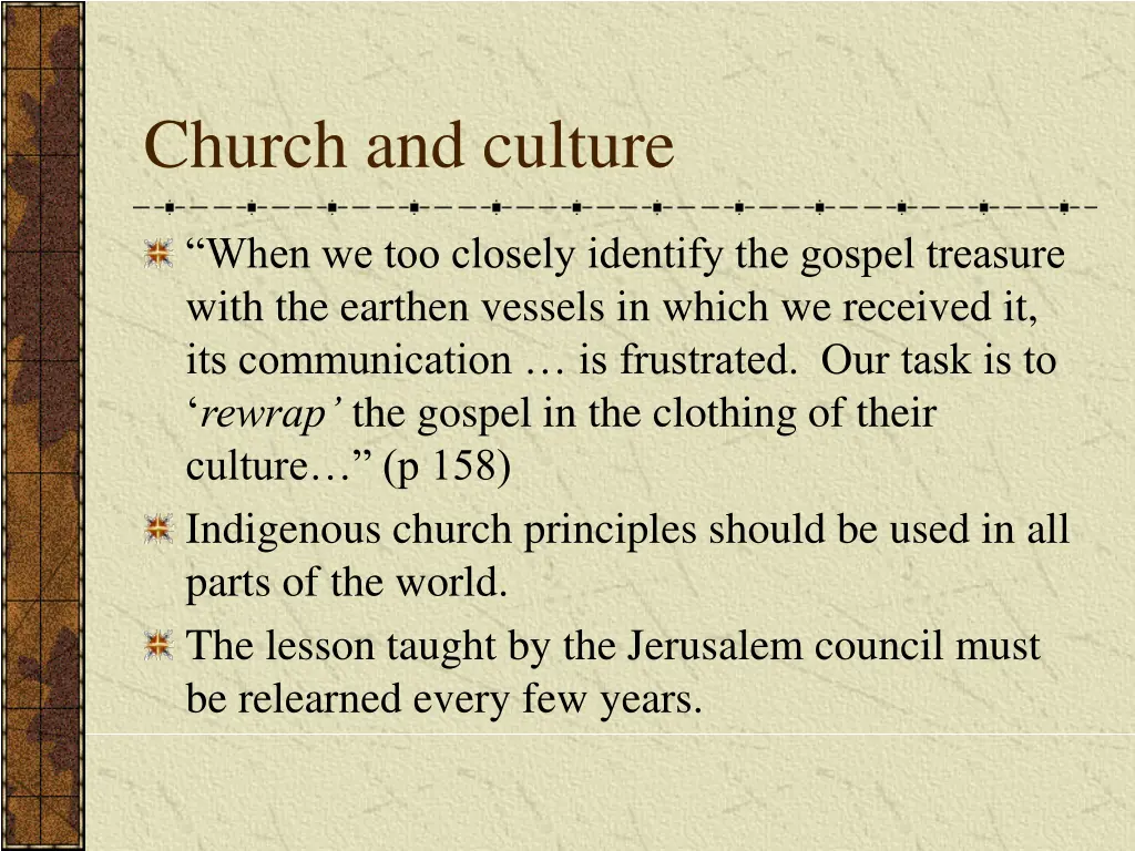 church and culture