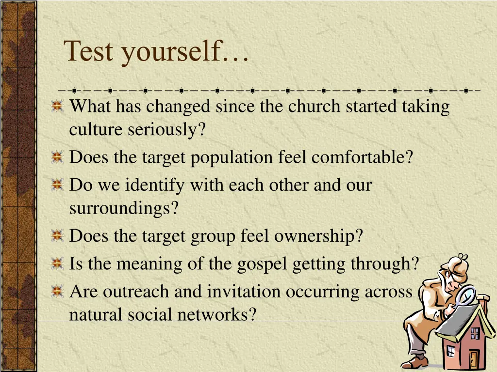 test yourself