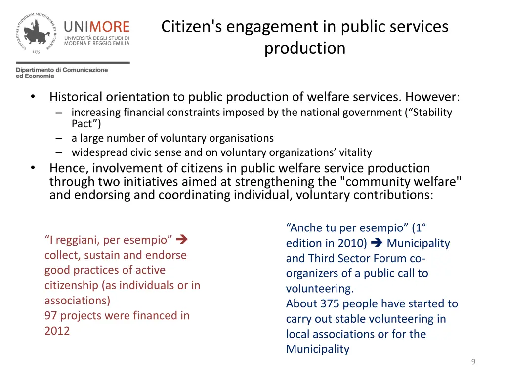 citizen s engagement in public services production