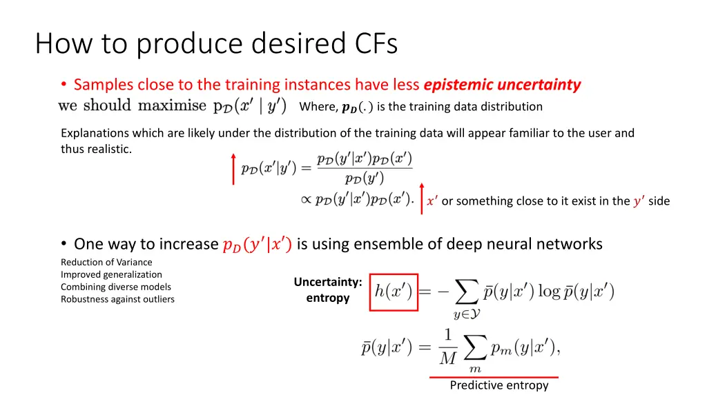 how to produce desired cfs 1