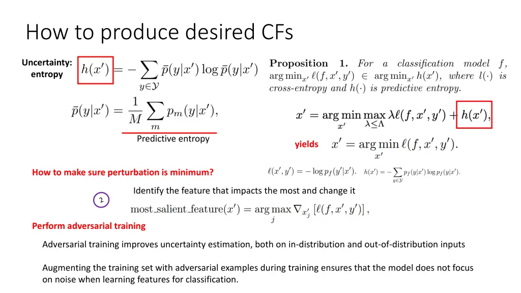 how to produce desired cfs 2