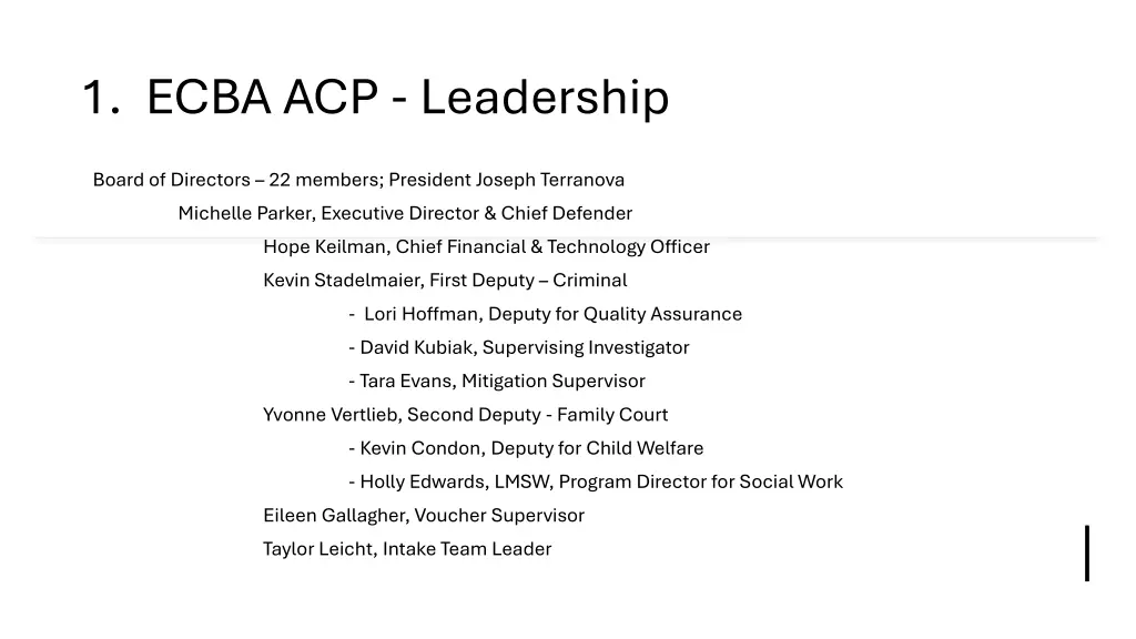 1 ecba acp leadership