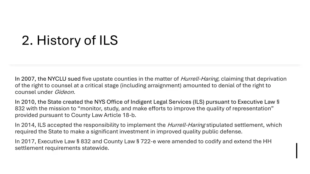 2 history of ils