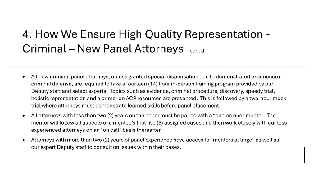 4 how we ensure high quality representation 1